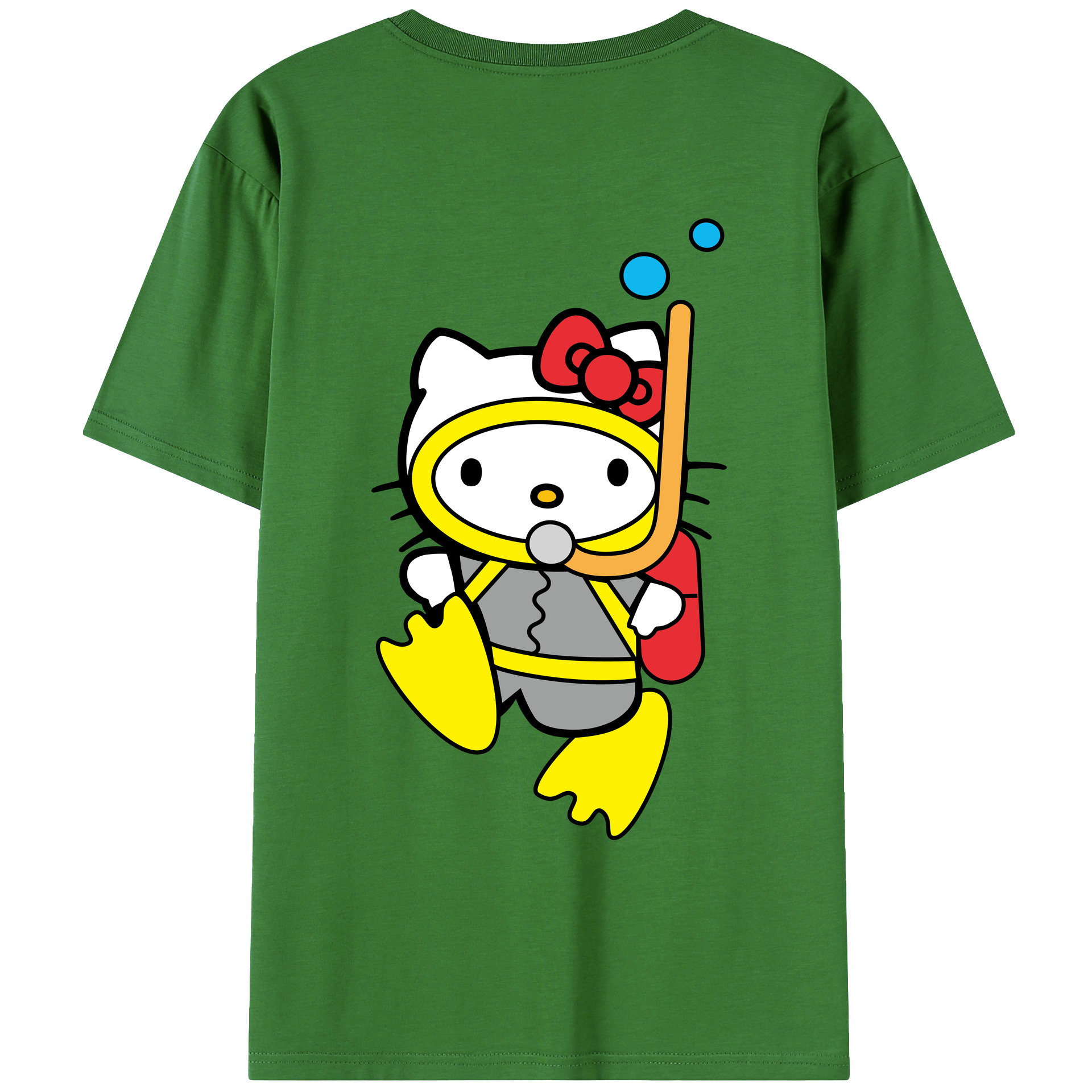 （画像用） Hello Kitty ハローキティ レディース半袖Tシャツ(バックプリント)